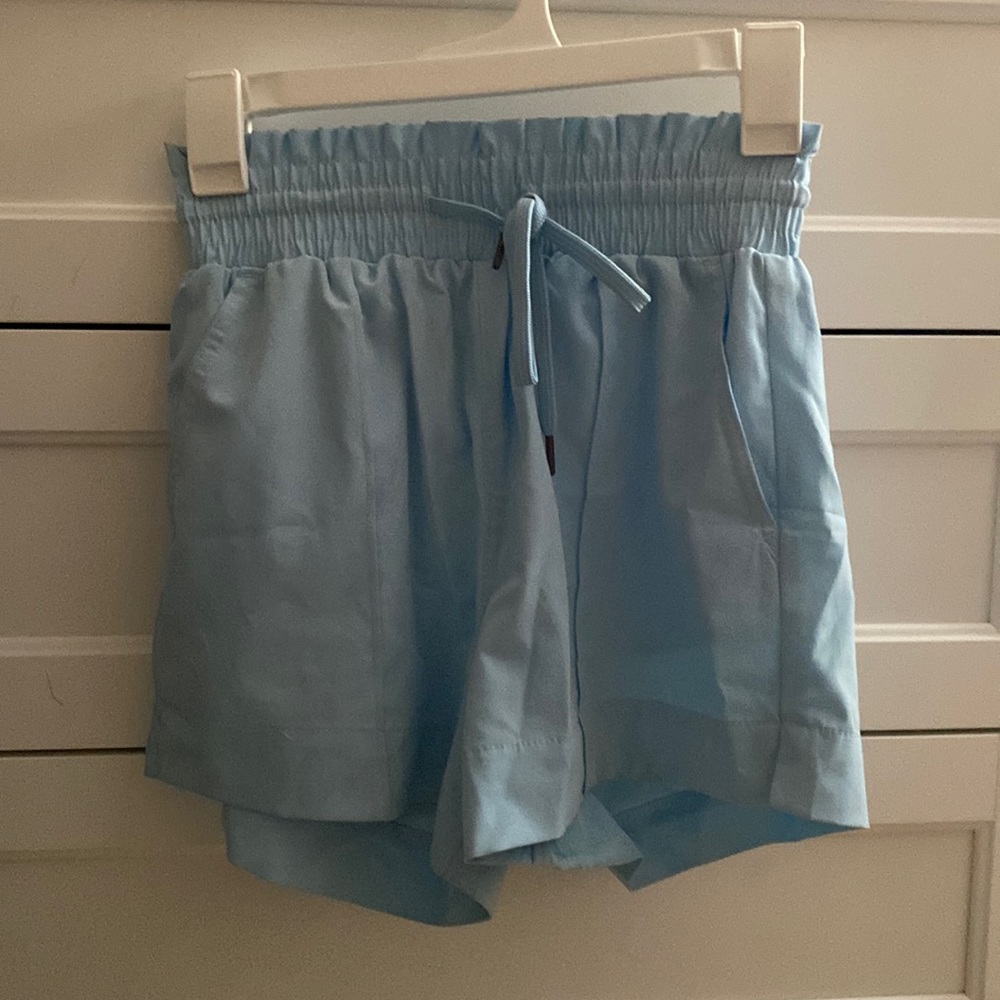 Blue shorts